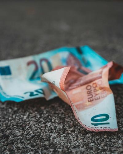 Banconote stropicciate